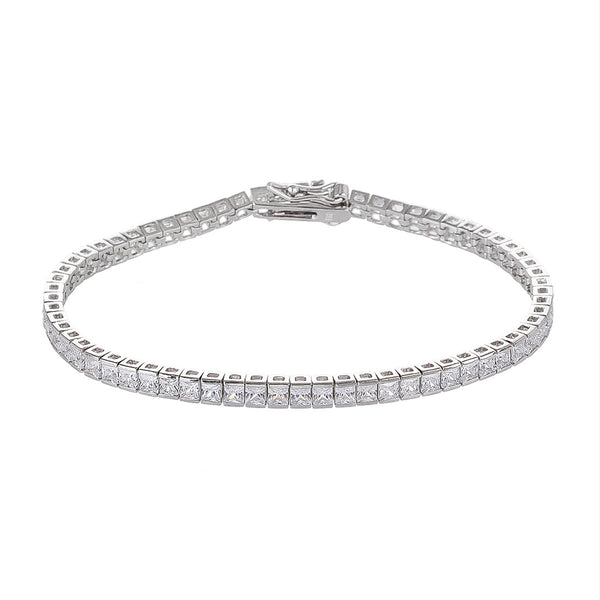 Tennis Bracelet in 14kt Gold Over Sterling Silver