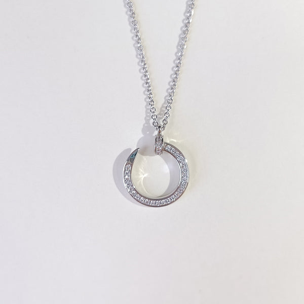 Radiant Nail Necklace in 925 Sterling Silver