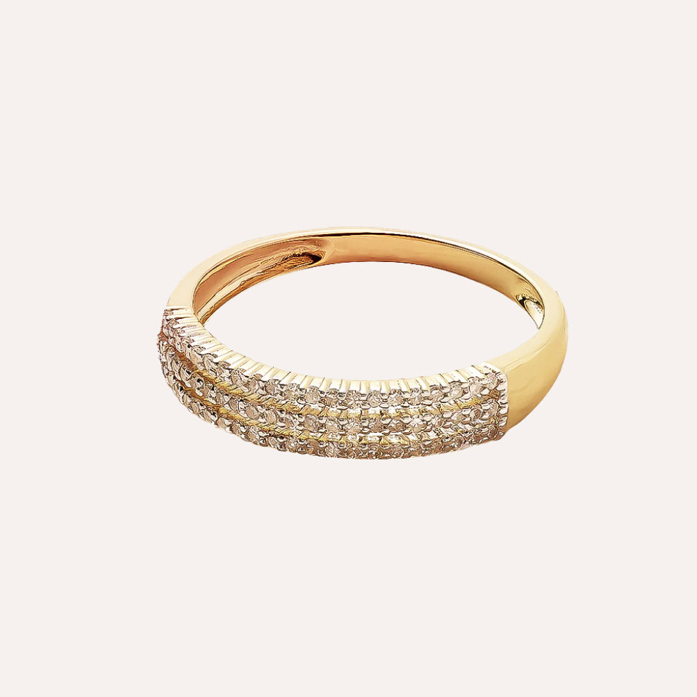 Ambition Royal Ring in 14kt Gold Over Sterling Silver