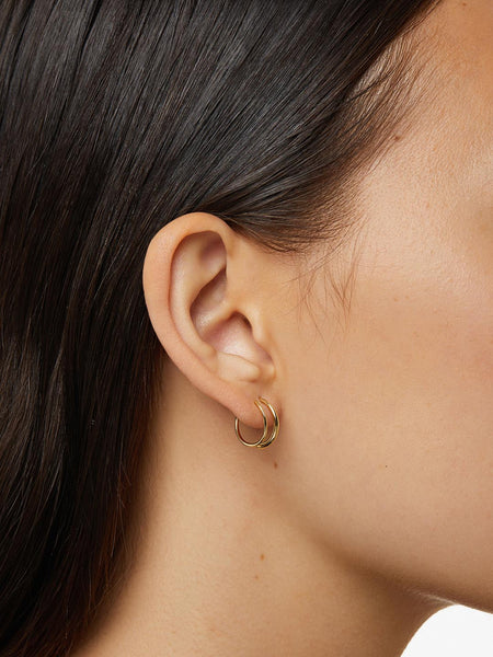 Orbit Earrings in 14kt Gold Over Sterling Silver