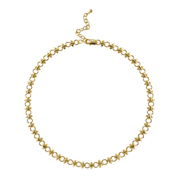 Echo Elegance Bracelet in 18kt Gold Over Sterling Silver