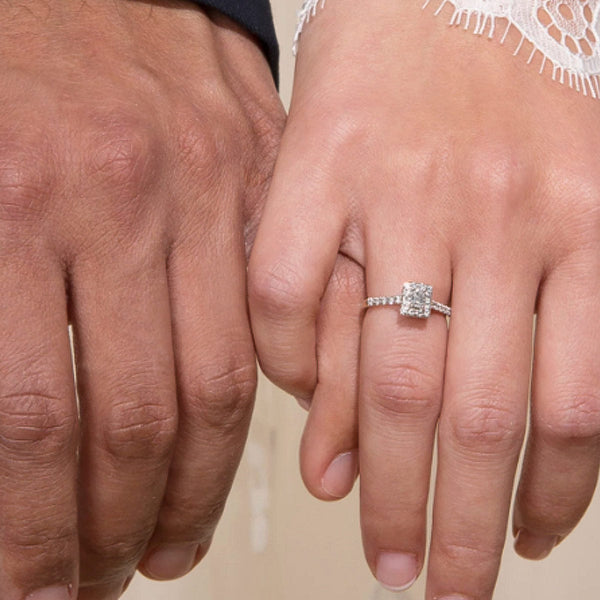 Ingenious Square Ring in 925 Sterling Silver