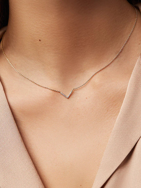 Vida Necklace in 14kt Gold Over Sterling Silver