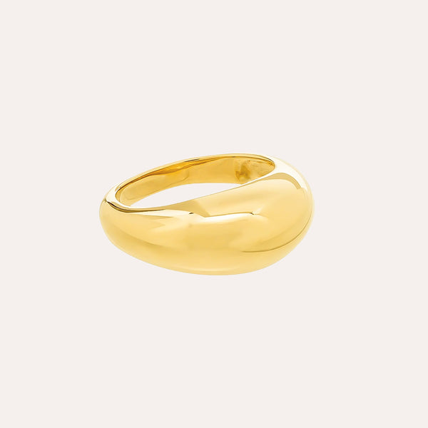 Beast II Ring in 14kt Gold Over Sterling Silver