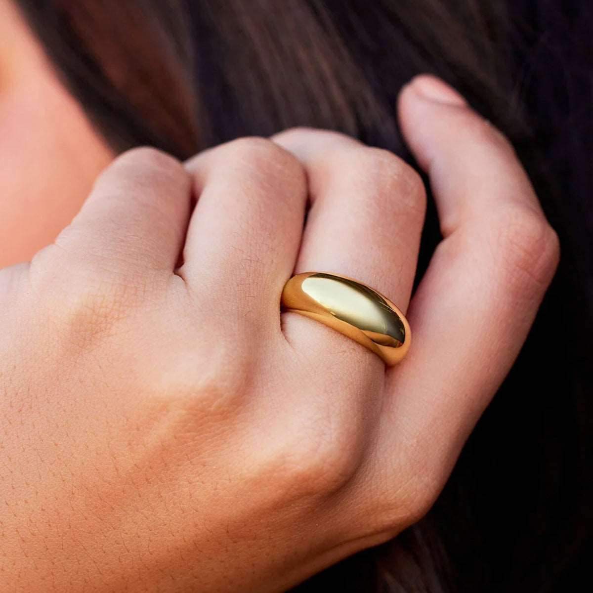 Beast II Ring in 14kt Gold Over Sterling Silver