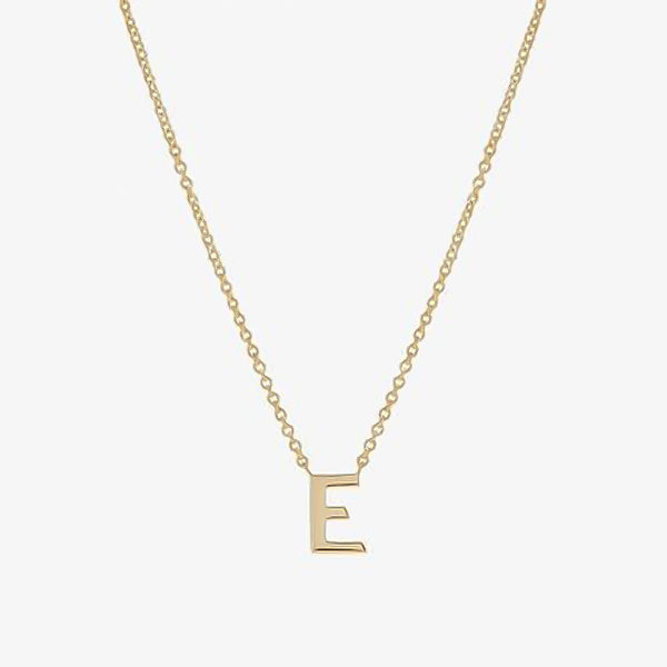 Initial Energetic Necklace in 14kt Gold Over Sterling Silver