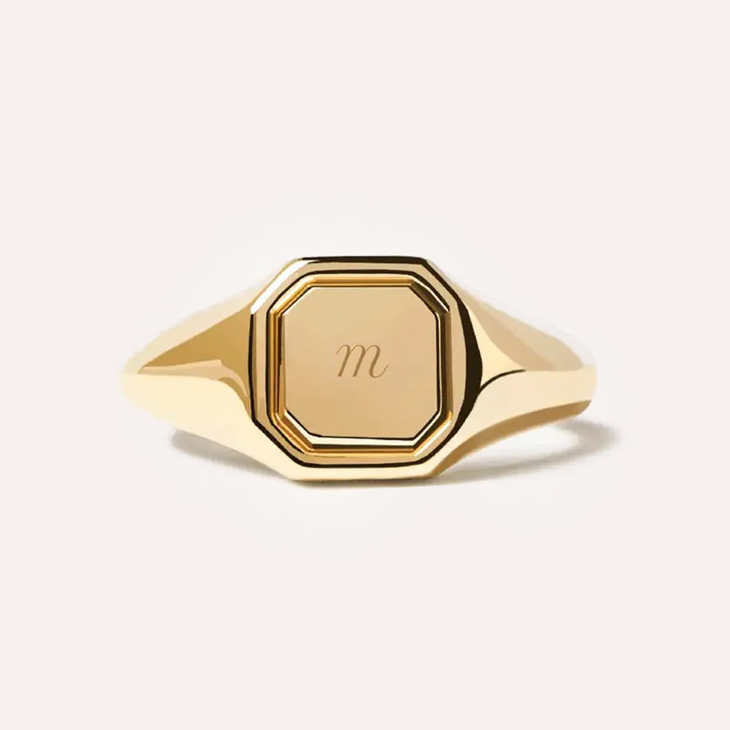 Octagon on sale initial ring