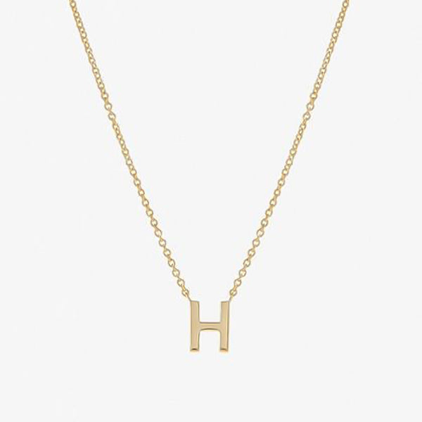 Initial Energetic Necklace in 14kt Gold Over Sterling Silver