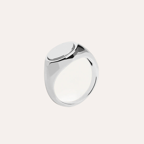 Initial Glorious Ring in Sterling Silver