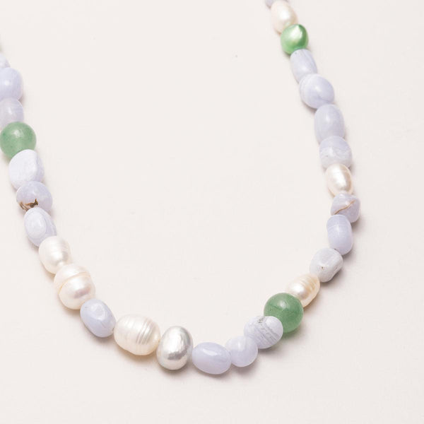 Milky Way Agate Necklace - JOOPITA