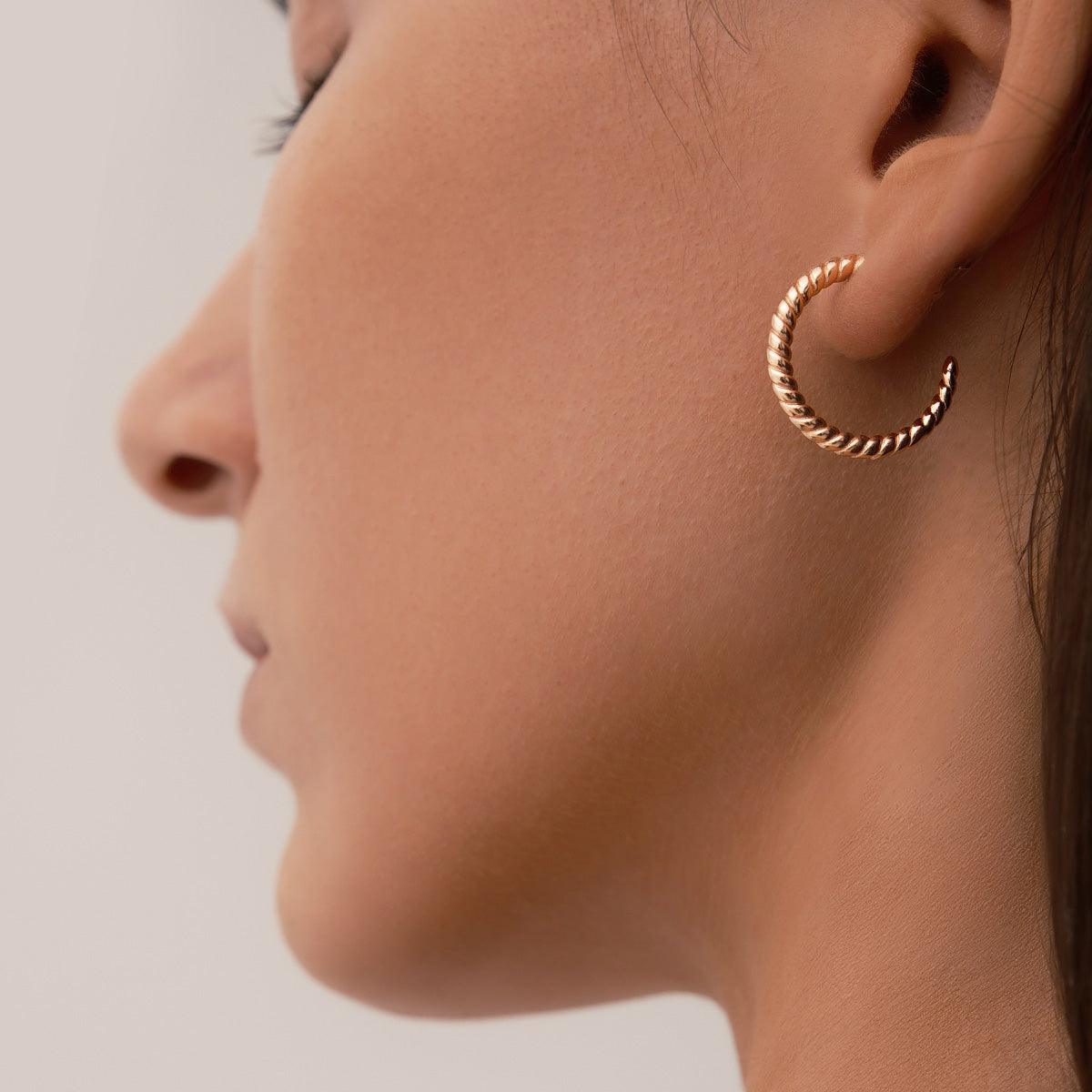 Ana Rope Hoop Earrings - JOOPITA