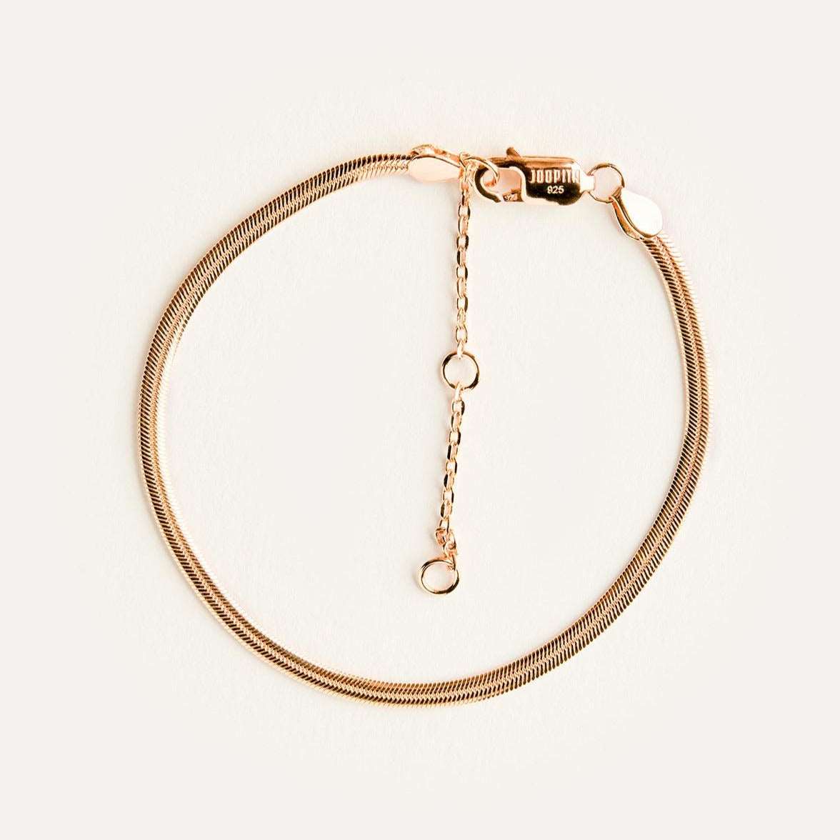 Cara Herringbone Chain Bracelet - JOOPITA