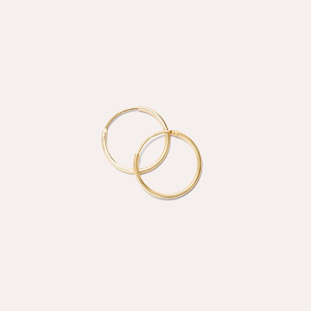 Joop Solid Gold Small Hoops - JOOPITA