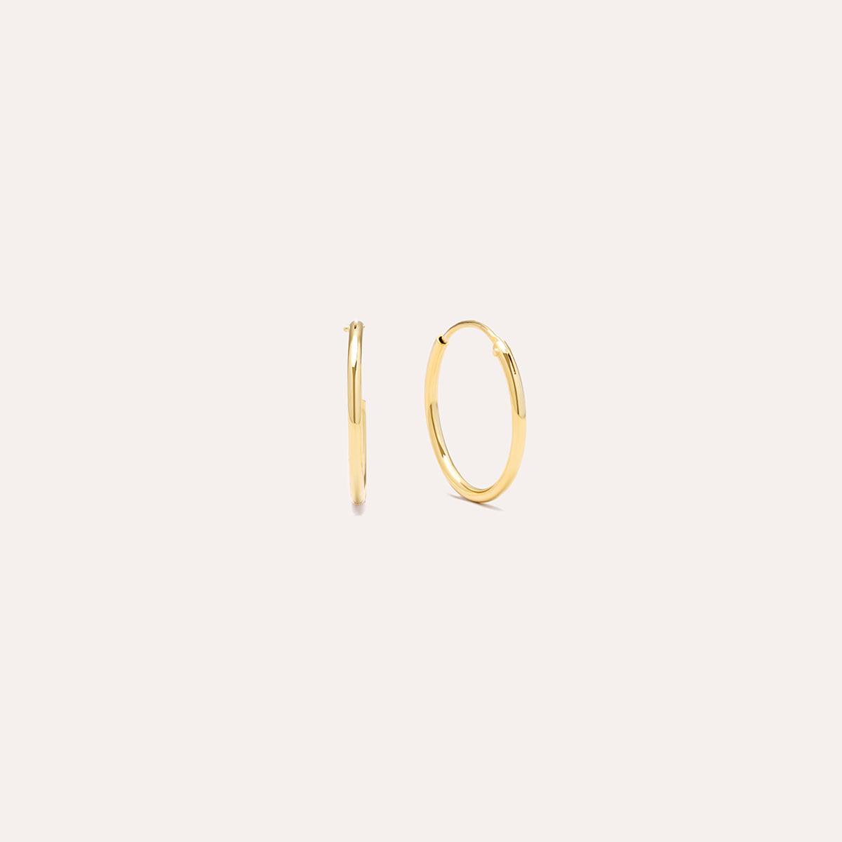 Joop Solid Gold Small Hoops - JOOPITA