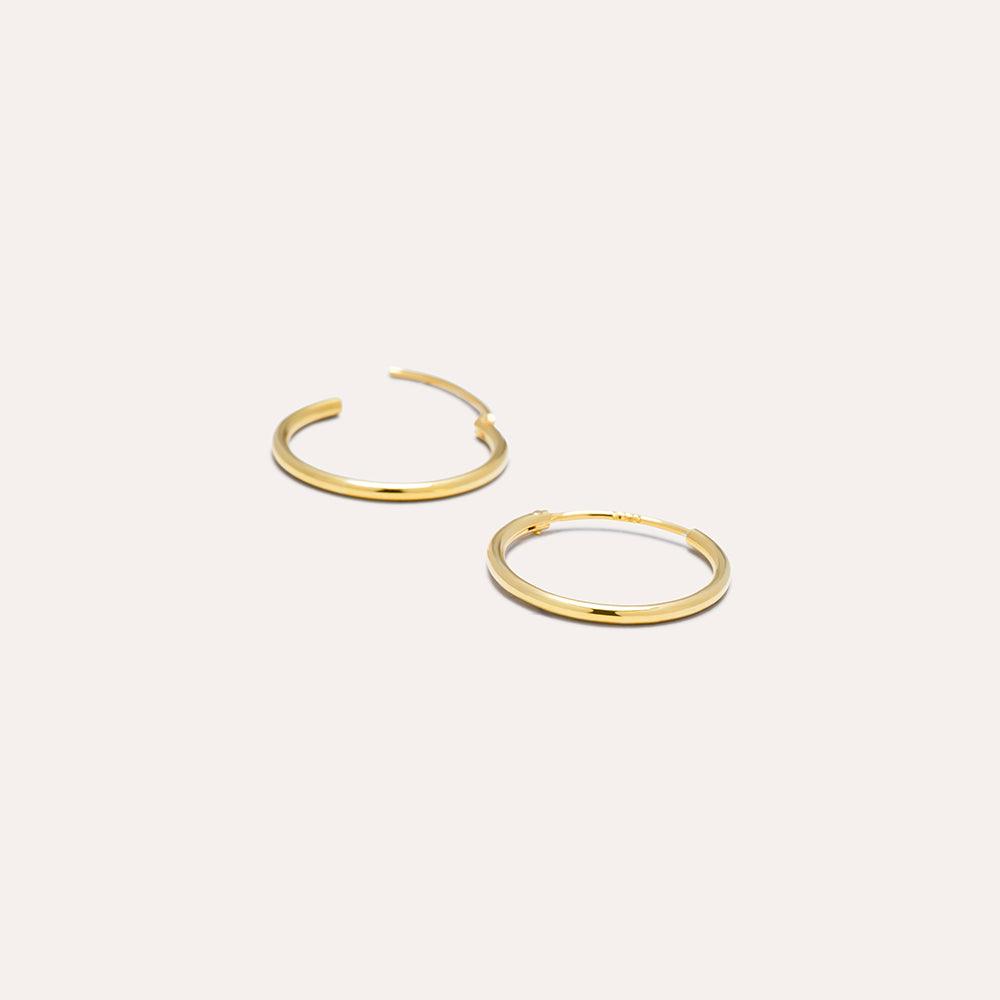 Joop Solid Gold Small Hoops - JOOPITA