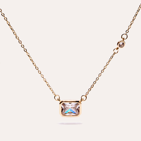 Aurora Birthstone Necklace in 14kt Gold Over Sterling Silver