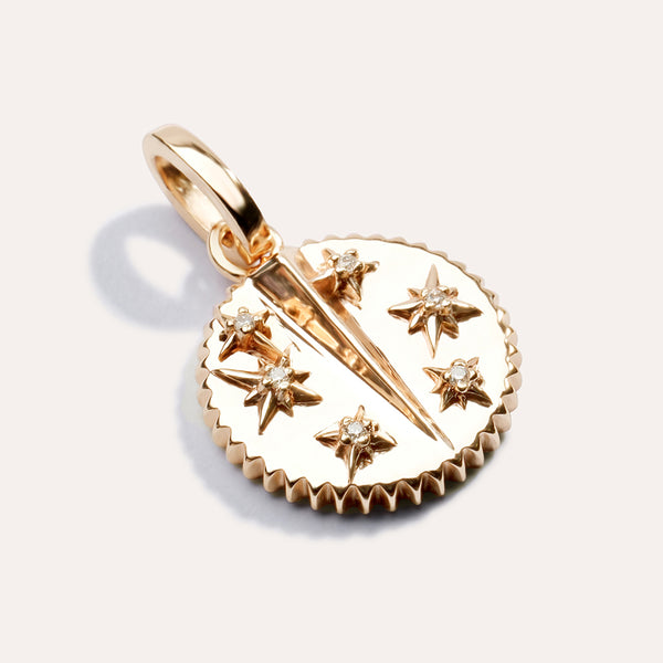 Starlight Pendant in 14kt Gold Over Sterling Silver