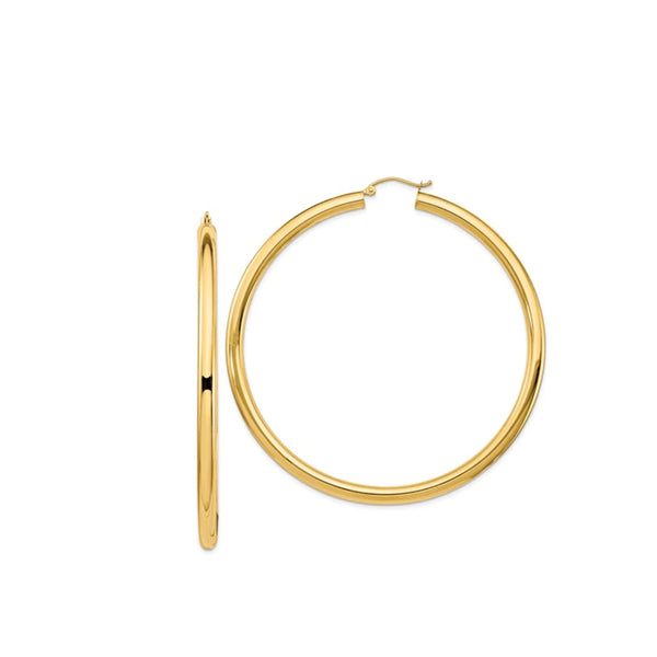 Champion Midi Hoop Earrings in Sterling Silver