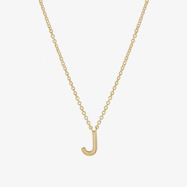 Initial Energetic Necklace in 14kt Gold Over Sterling Silver