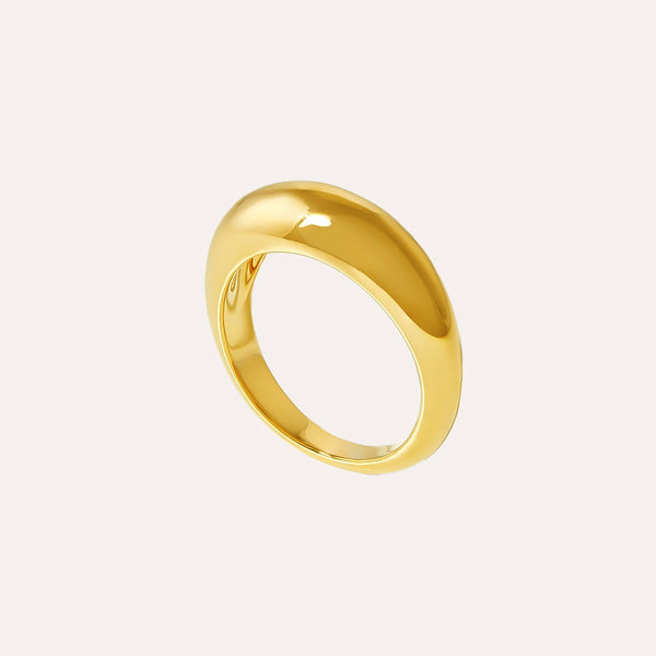 Beast I Ring in 14k Gold Over Sterling Silver