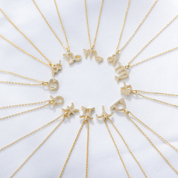 Zodiac Constellation Symbol Necklace