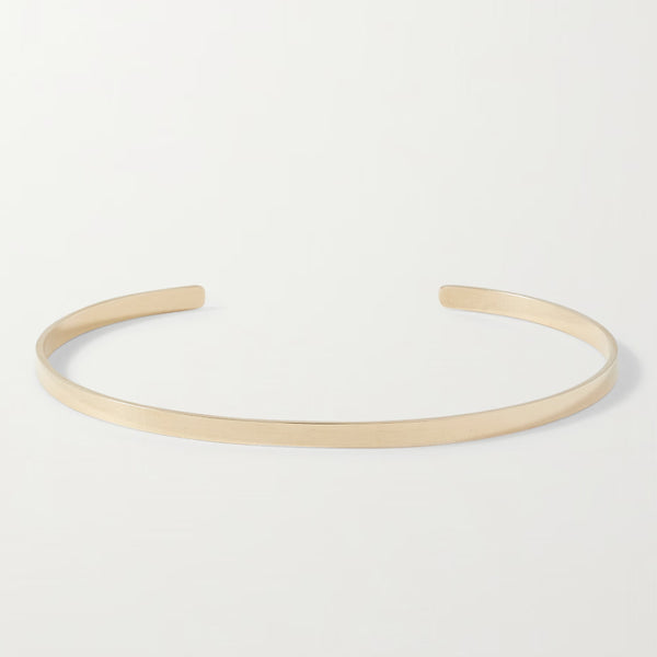 Intuitive Name Cuff in 14kt Gold Over Sterling Silver