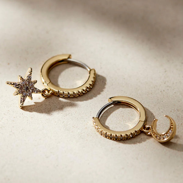 Dreamy Hoop Earrings in 14kt Gold Over Sterling Silver