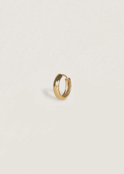 Bold Vermeil Small Hoop Earrings in 14kt Gold Over Sterling Silver