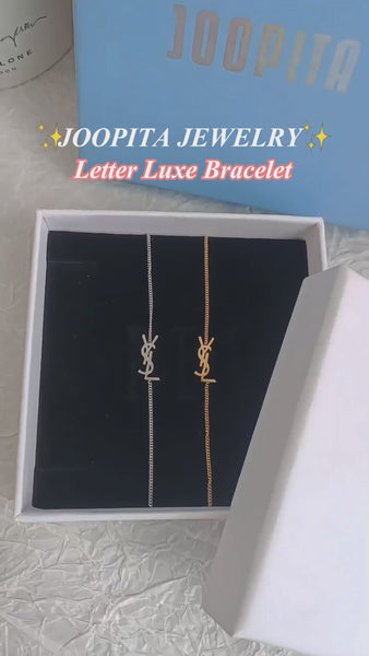 Letter Luxe Bracelet