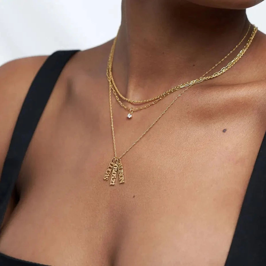 JOOPITA NAME NECKLACE 14K