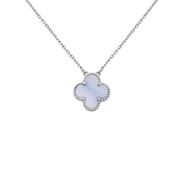 Lucky Clover Necklace in 14k Gold Over Sterling Silver