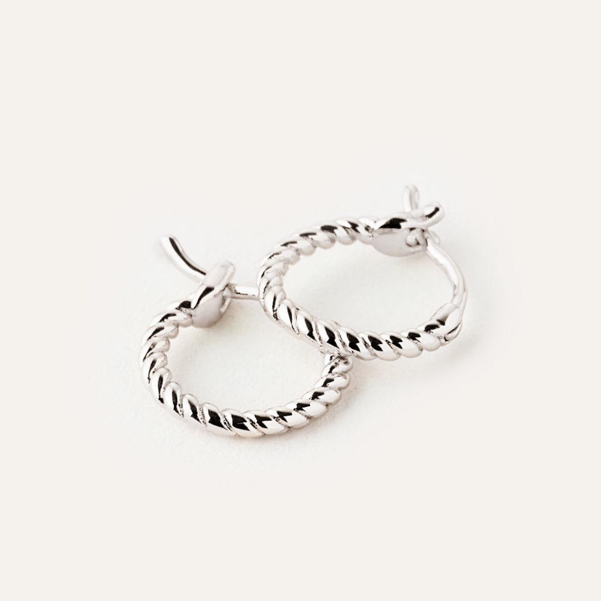 Ana Mini Rope Hoop Earrings - JOOPITA