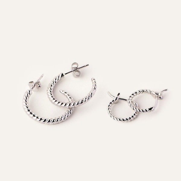 Ana Rope Hoop Earrings - JOOPITA