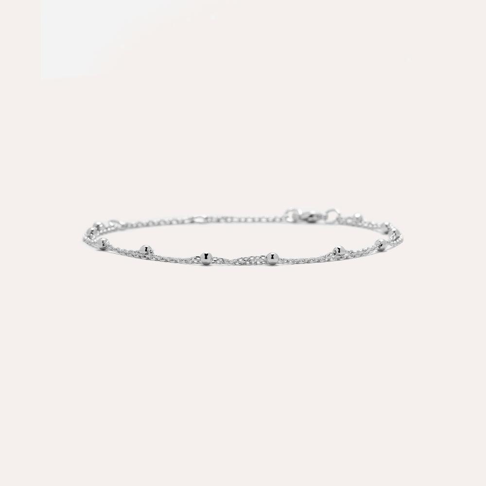 Duo Silver Chain Bracelet - JOOPITA