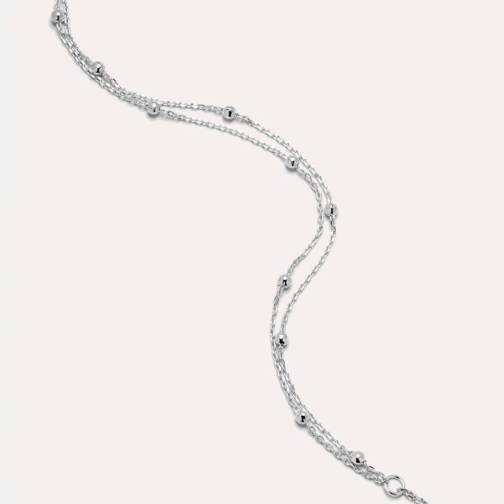 Duo Silver Chain Bracelet - JOOPITA